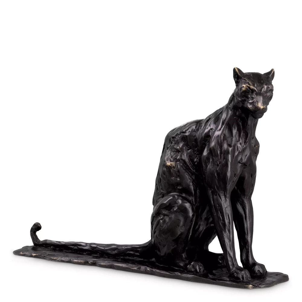Декор Sculpture Sitting Panther арт.116708