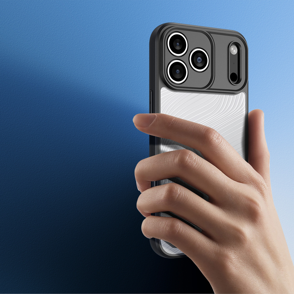 Чехол с мягкими черными рамками для iPhone 17 Pro Max, Dux Ducis, серия Aimo Series Case
