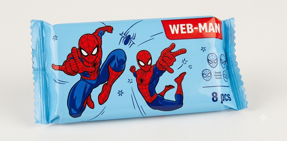 Nəm salfet \ Влажные салфетки \ Wet wipes Spiderman
