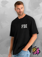 Футболка с принтом FBI