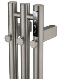 Полотенцесушитель электрический WONZON & WOGHAND KASSEL 120x13,6 см никель WW-AL72312-BN