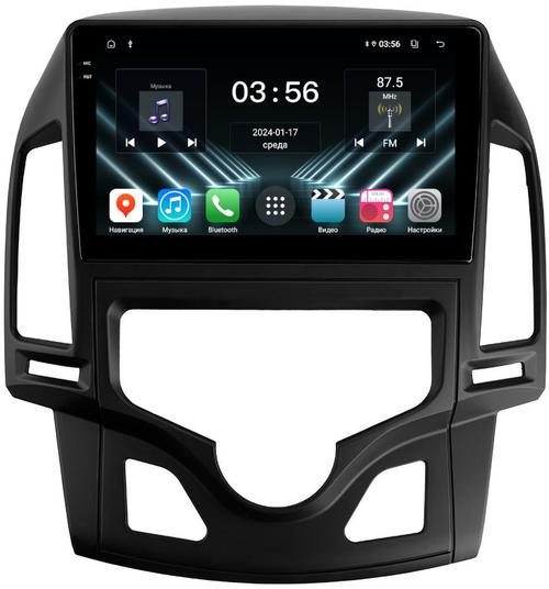 Магнитола для Hyundai i30 1 2007-2012 (климат) - FarCar S280 монитор 9.5" IPS на Android 13, CarPlay