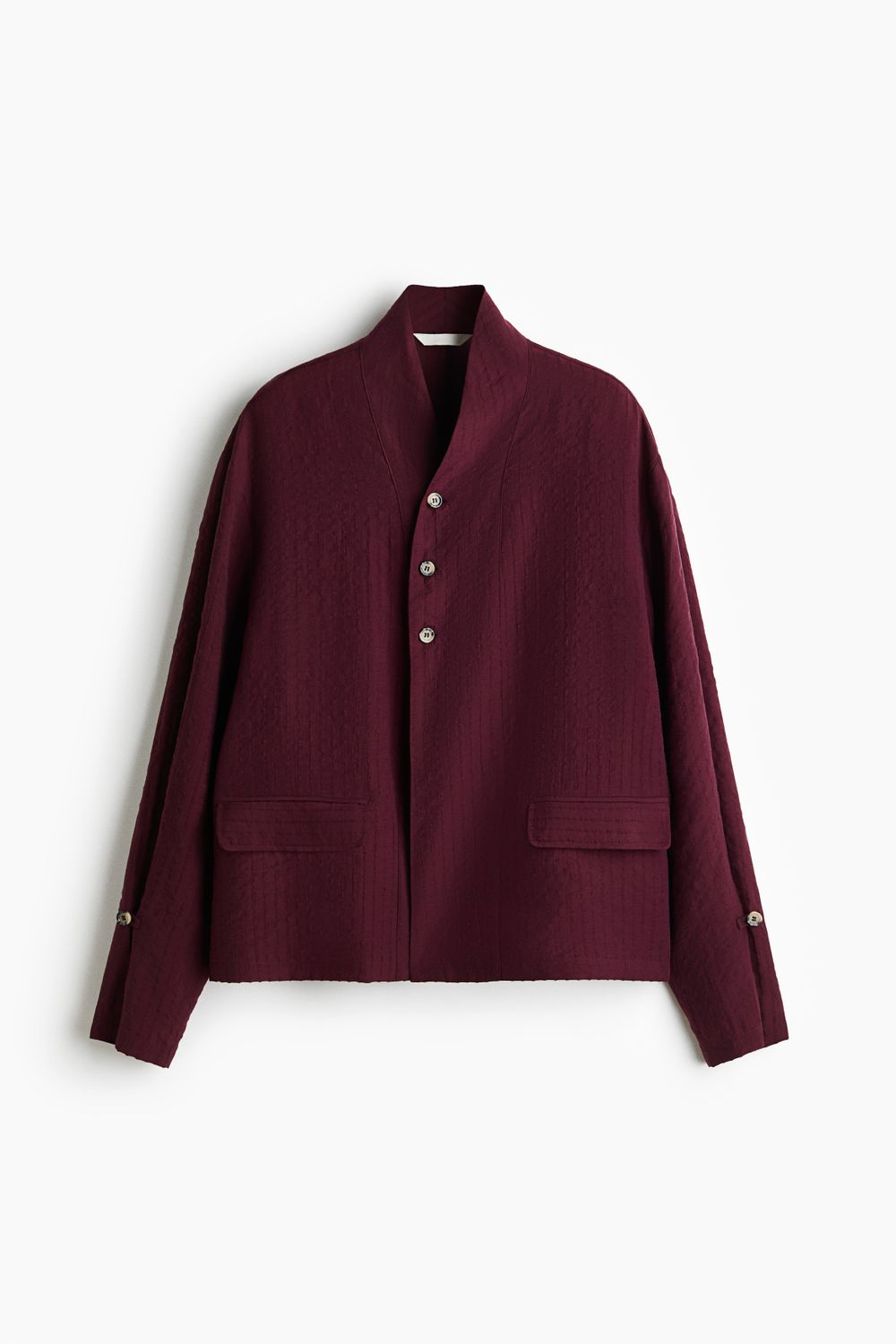 Рубашка из текстурированной ткани - H&M