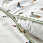 Комплект постельного белья IKEA DROMSLOTT (ДРЕМСЛОТТ), Детский, Белый с рисунком, 110x125, 35x55 см