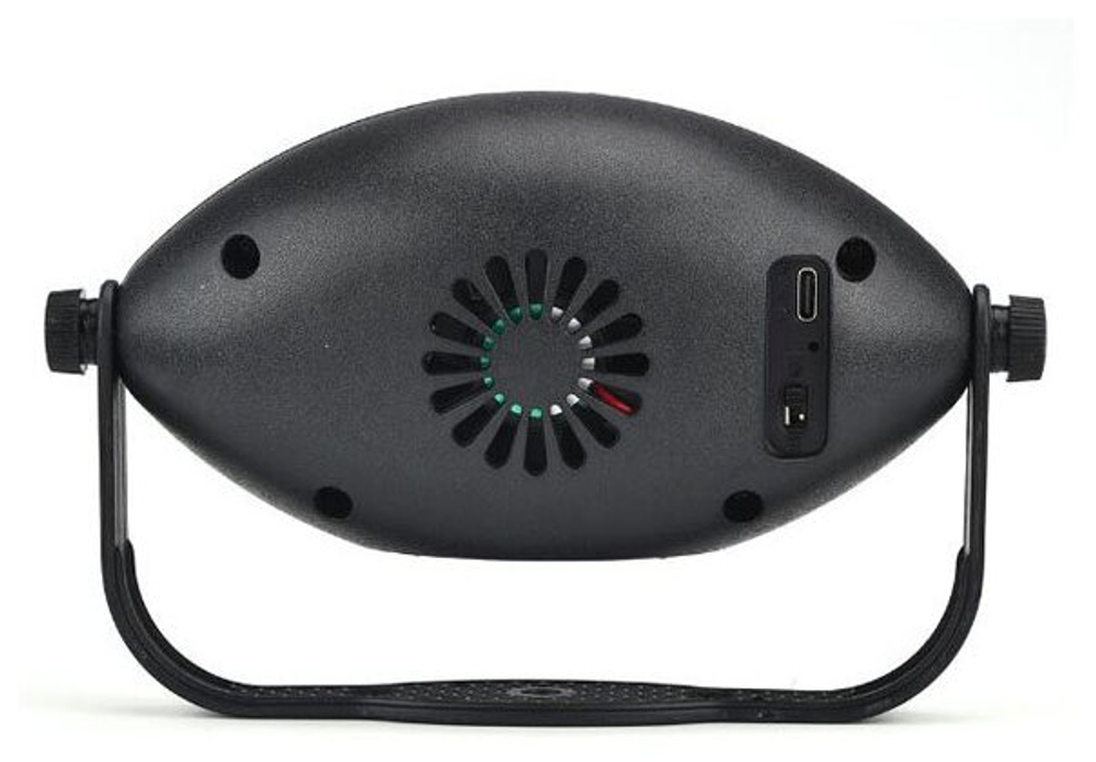 Лазерная цветомузыка Ligghig, с RGB-подсветкой и пультом, пластик, 10 Вт