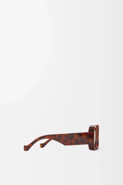 Loewe Солнцезащитные очки в форме маски, гавана