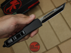 Нож Microtech Ultratech Helhound H/E - черная рукоять, черный клинок + запчасти RK-381