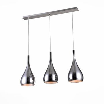 Люстра подвесная 3*E27 SL874.113.03 хром Gocce ST-Luce