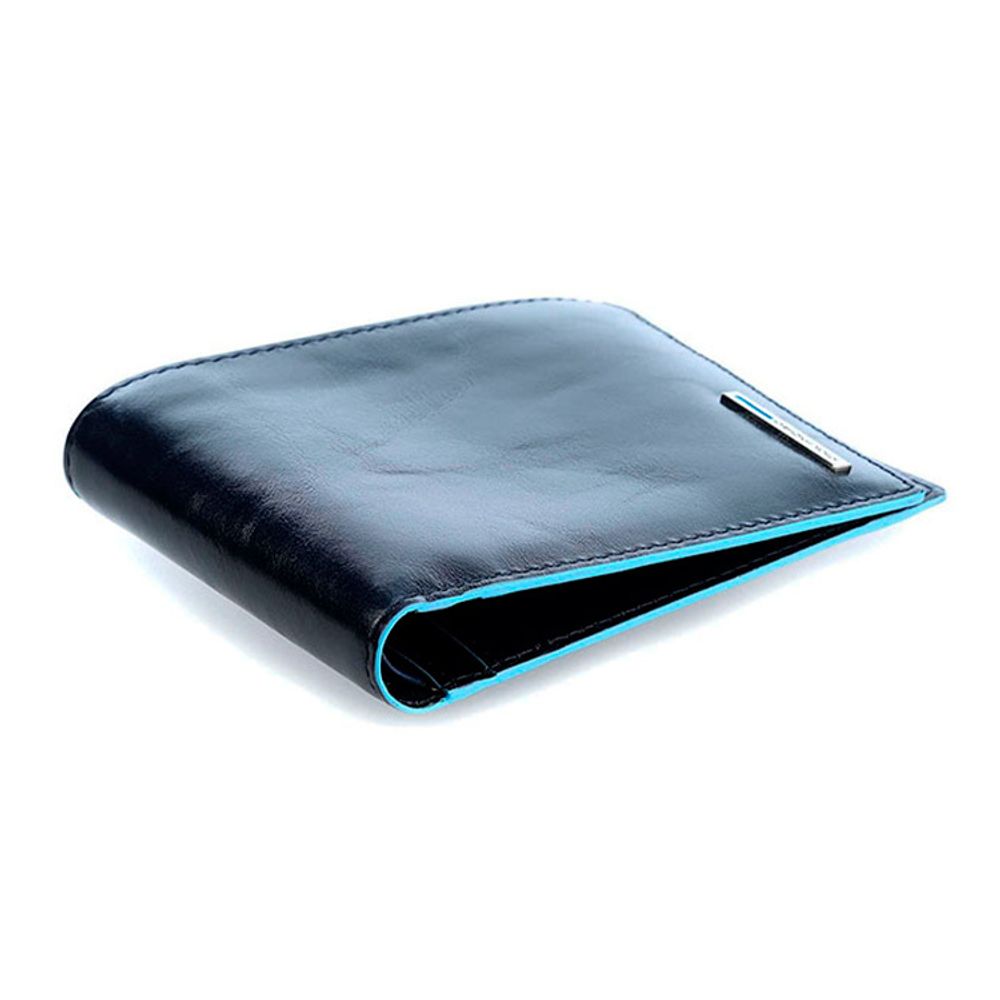 Кошелек мужской Piquadro Blue Square синий из кожи (PU257B2R/BLU2) 2