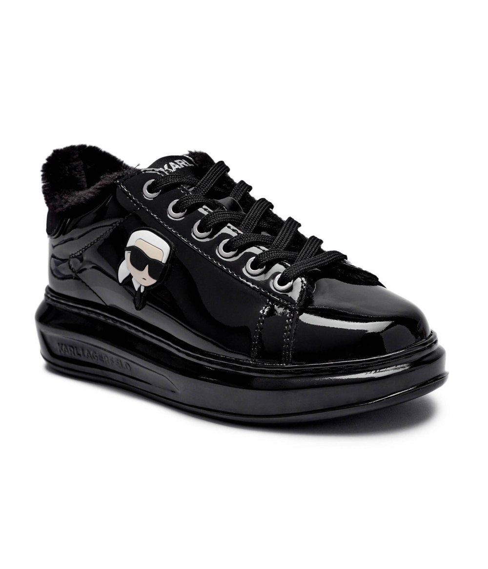 Кожаные кроссовки kapri Karl Lagerfeld - черный(KL62531S)