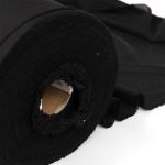 Дублерин трикотажный 50 г/м², 150 см / 100 метров, 9506BL черный