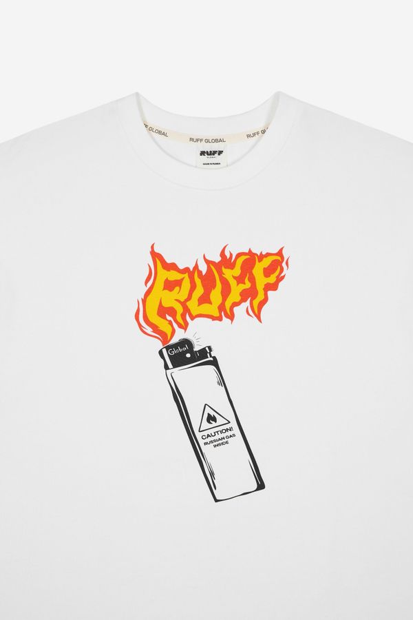 Футболка Gas Lighter молочная - фото 7