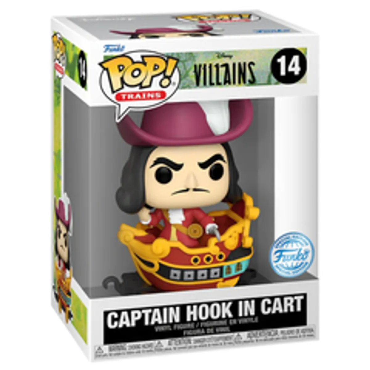 Фигурка Funko POP! Disney Villains: Captain Hook In Cart (Exc) (14)