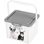 Контейнер для корма LUCKY PET, цвет серый, 5,3л
