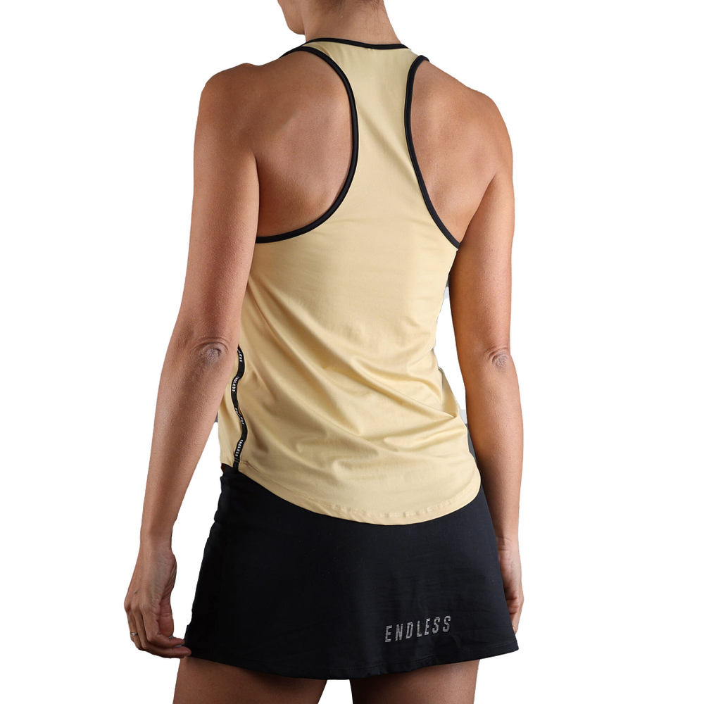 Женская теннисная майка Endless Elite Tank Top Women - Orange, Black