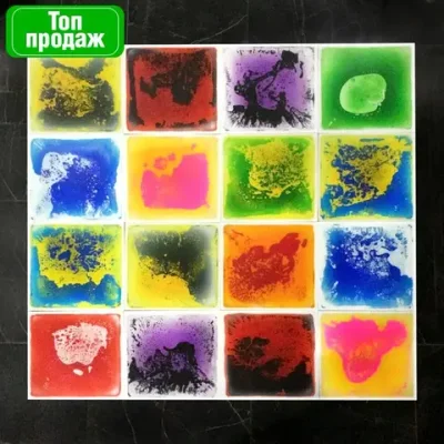 Декоративная плитка "Клякса" Живой пол Треугольная