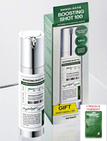 Бустер-сыворотка с микроиглами Boosting Shot 100 (50 мл) + ПОДАРОК Тканевая маска Cica With Green Tea Facial Sheet Mask