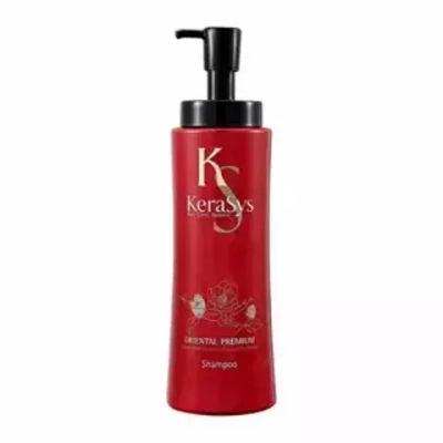 KeraSys Шампунь Oriental Premium восст.поврежд.волосы и укрепл.корни 600мл с дозат.красн.*12