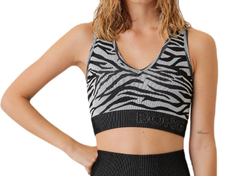 Женский теннисный топ Bj_rn Borg Sthlm Seamless Light Crop Top - multi