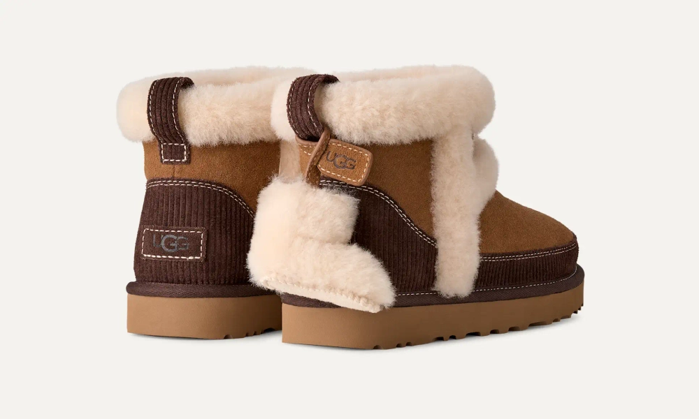 UGG Угги Classic Mini Heritage, каштановый