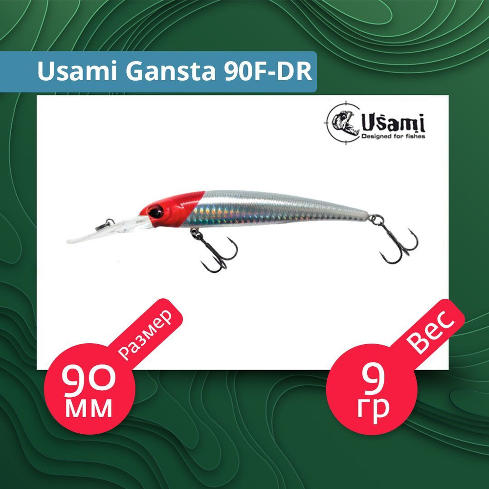 Воблер для рыбалки Usami Gansta