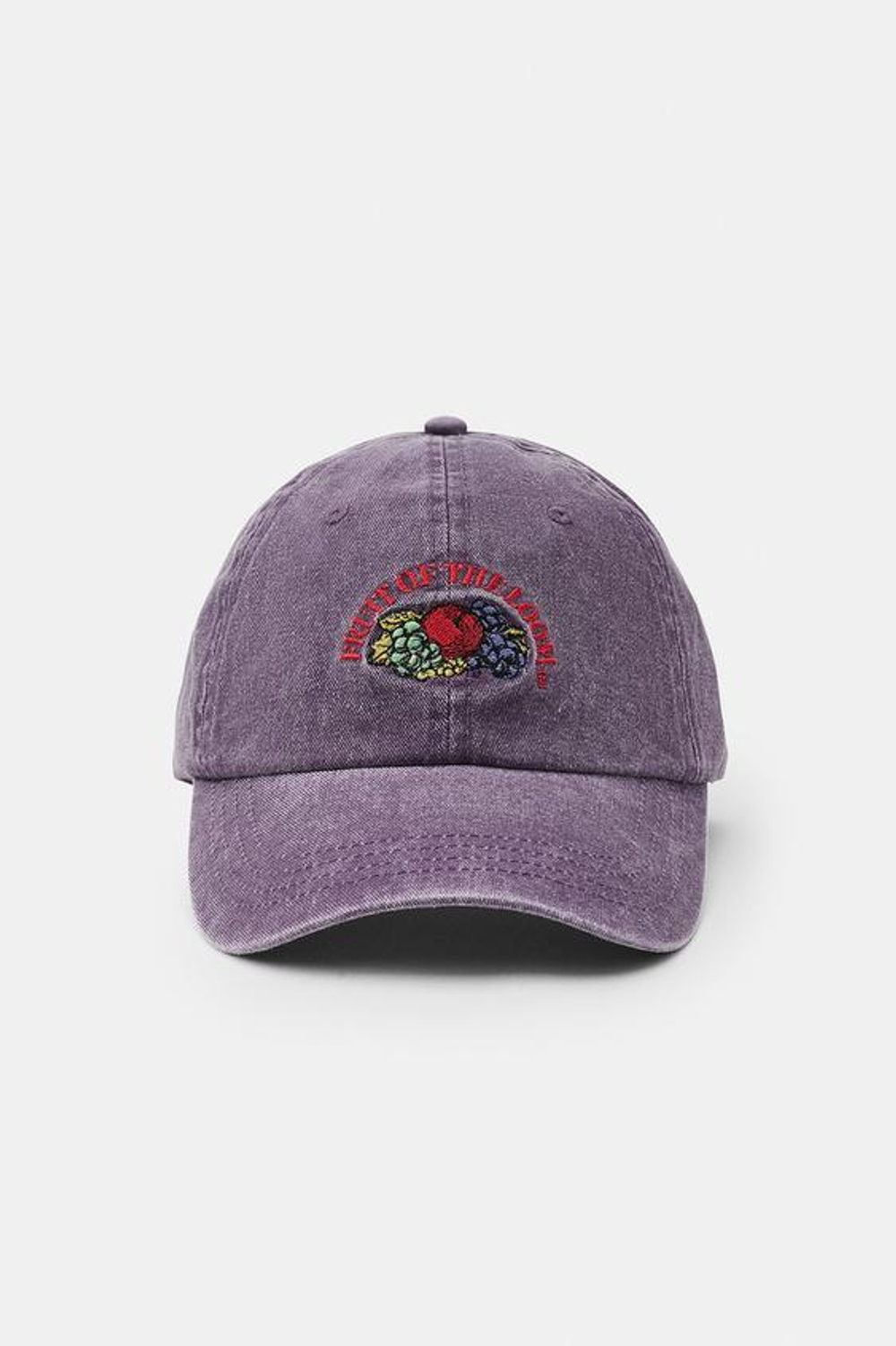 ZARA - FRUIT OF THE LOOM™ КЕПКА ИЗ САРЖИ С ВЫШИВКОЙ, ФИОЛЕТОВЫЙ