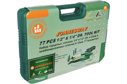Универсальный набор торцевых головок 77 шт Jonnesway S04H52477S 47567