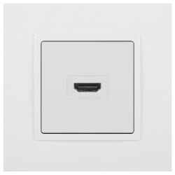 Розетка ЭРА Elegance 14-3114-01 HDMI IP20 белый | Эра Elegance