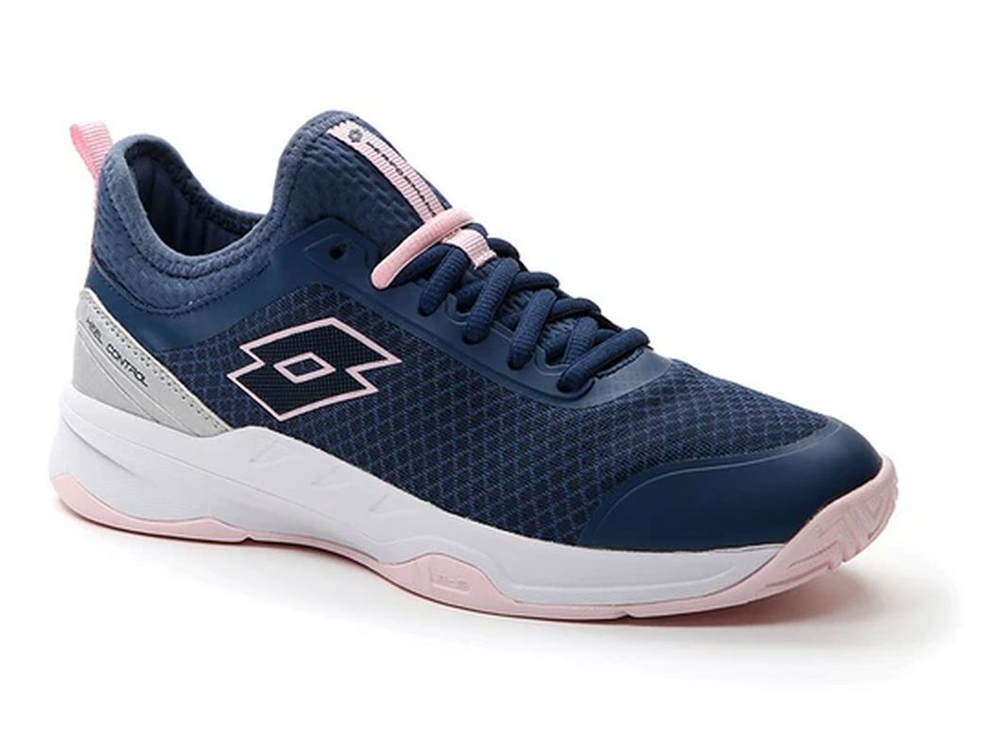 Женские Кроссовки теннисные Lotto Mirage 500 II ALR - dark denim/pink cherry/silver metal 2
