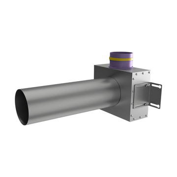 Provent VPSL 125/90×1 адаптер (пленум) потолочный круглый на 1 выхода (L=400 мм)