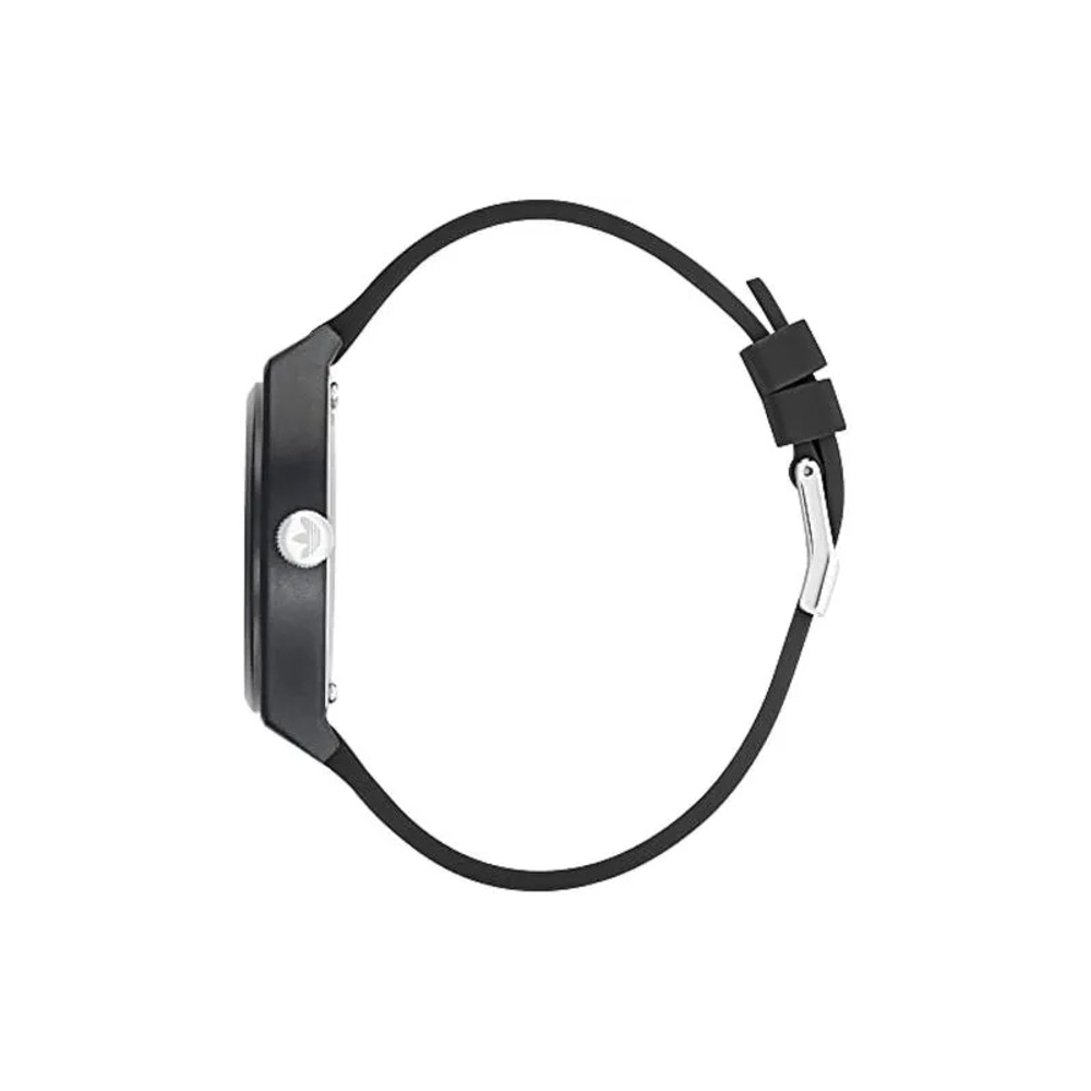Adidas Originals Wrist Watch Quartz Movement Resin Strap 38mm Black Dial Unisex 50m Water Resistant