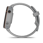 Смарт часы Garmin Forerunner 255S со светло-серым ремешком