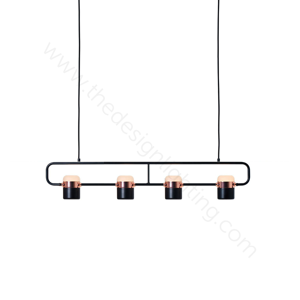 Pendant design lamp  Ling P4 by Seed Design (Black)