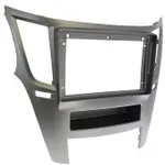 Магнитола для Subaru Legacy 5, Outback 4 2009-2014 (левый руль, рамка серебро) - Vaycar VA71-0061-2K на Android 13, Быстрая, 2K QLED, CarPlay, 4G SIM-слот