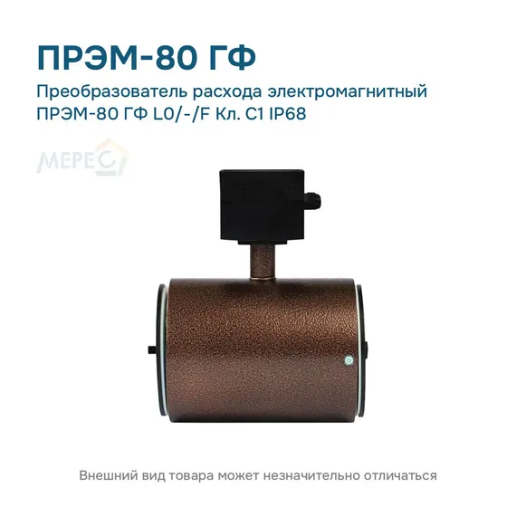 Преобразователь расхода электромагнитный ПРЭМ-80 ГФ L0/-/F Кл. C1 IP68