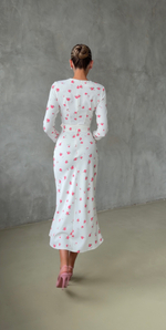 Платье Lina flower red