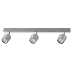 IKEA RÖKFRI  (ИКЕА РЁКФРИ)  -  Потолочный светильник, 3 спота - серебристый