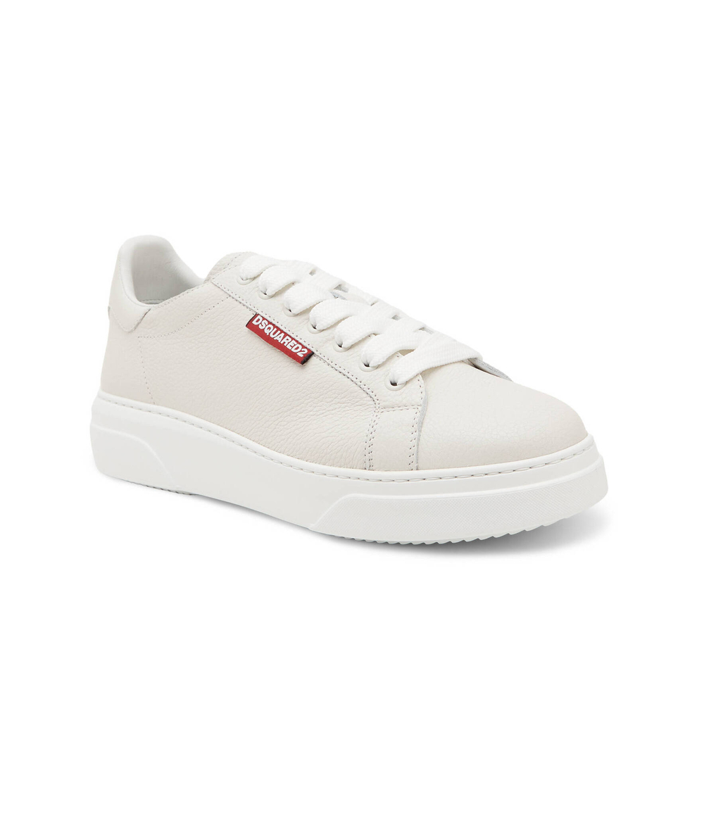 Кожаные кроссовки Dsquared2 - кремовый(SNM0354 25107398)