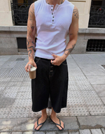 Мужские джинсовые бермуды barrel fit - BERSHKA