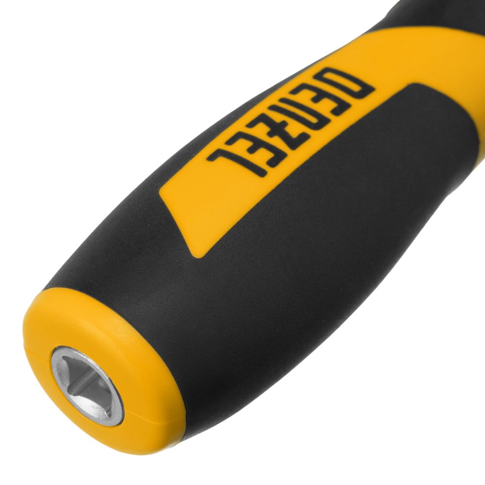 Набор инструментов, 1/2", 1/4", CrV, S2, пластиковый кейс, 84 предмета Denzel