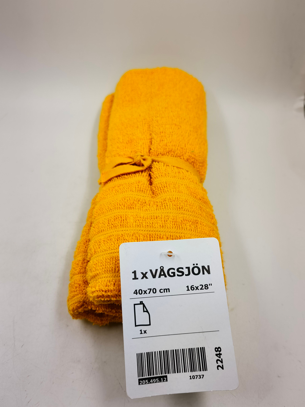 Полотенце для рук, VAGSJON IKEA золотисто-желтое, 40x70 см 1 шт ( Из Финляндии)