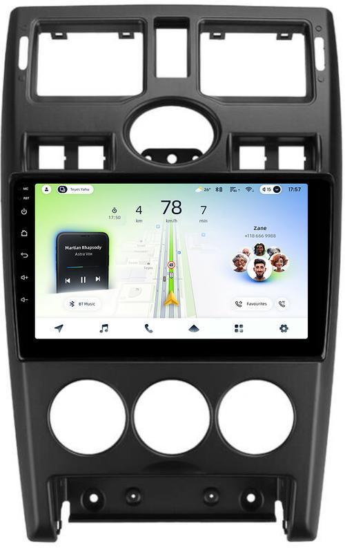 Магнитола для Lada Priora 2007-2013 (рамка черная тип 1) - Teyes CC4L монитор 9" IPS, Android 14, Быстрая, Snapdragon 662, CarPlay, 4G SIM-слот