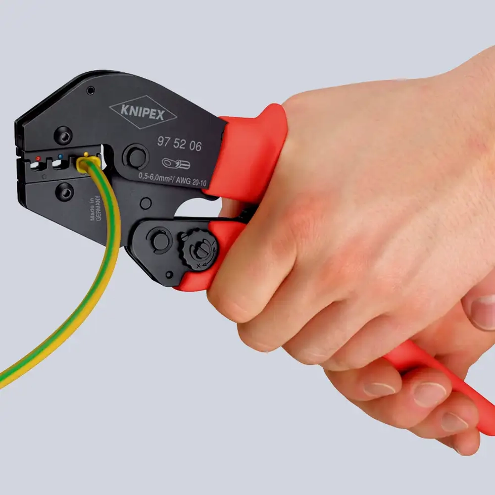 Клещи зажимные для опрессовки чернёные 250 мм Knipex 97 52 06 SB