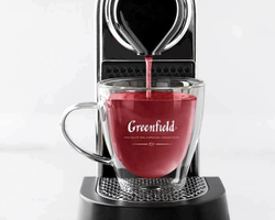 Чай в капсулах Greenfield Raspberry Cream, 10 капсул для кофемашин Nespresso (Гринфилд)