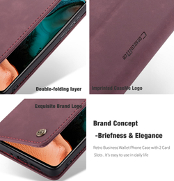 Чехол-книжка CaseMe Matte Poco F2 Pro