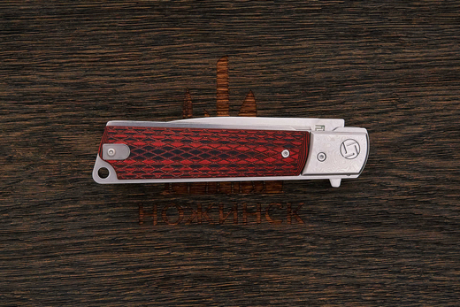 Нож складной Artisan 1802GD-BR Classic, клинок 98мм, сталь VG-10 в обкладках, рукоять G10
