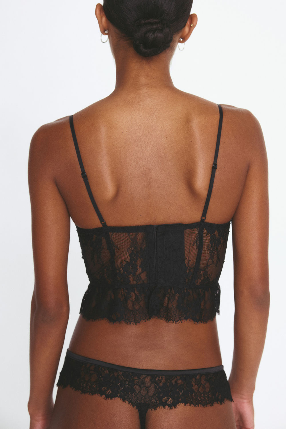 Кружевные трусы-стринги, 2 шт. — Светло-коричневый — H&M 1346220