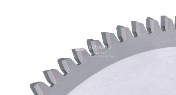 Диск пильный по алюминию, отрицательный угол Karnasch 250×3,2/2,5×30 мм, Z=60 TFN, арт. 11.1100.250.010
