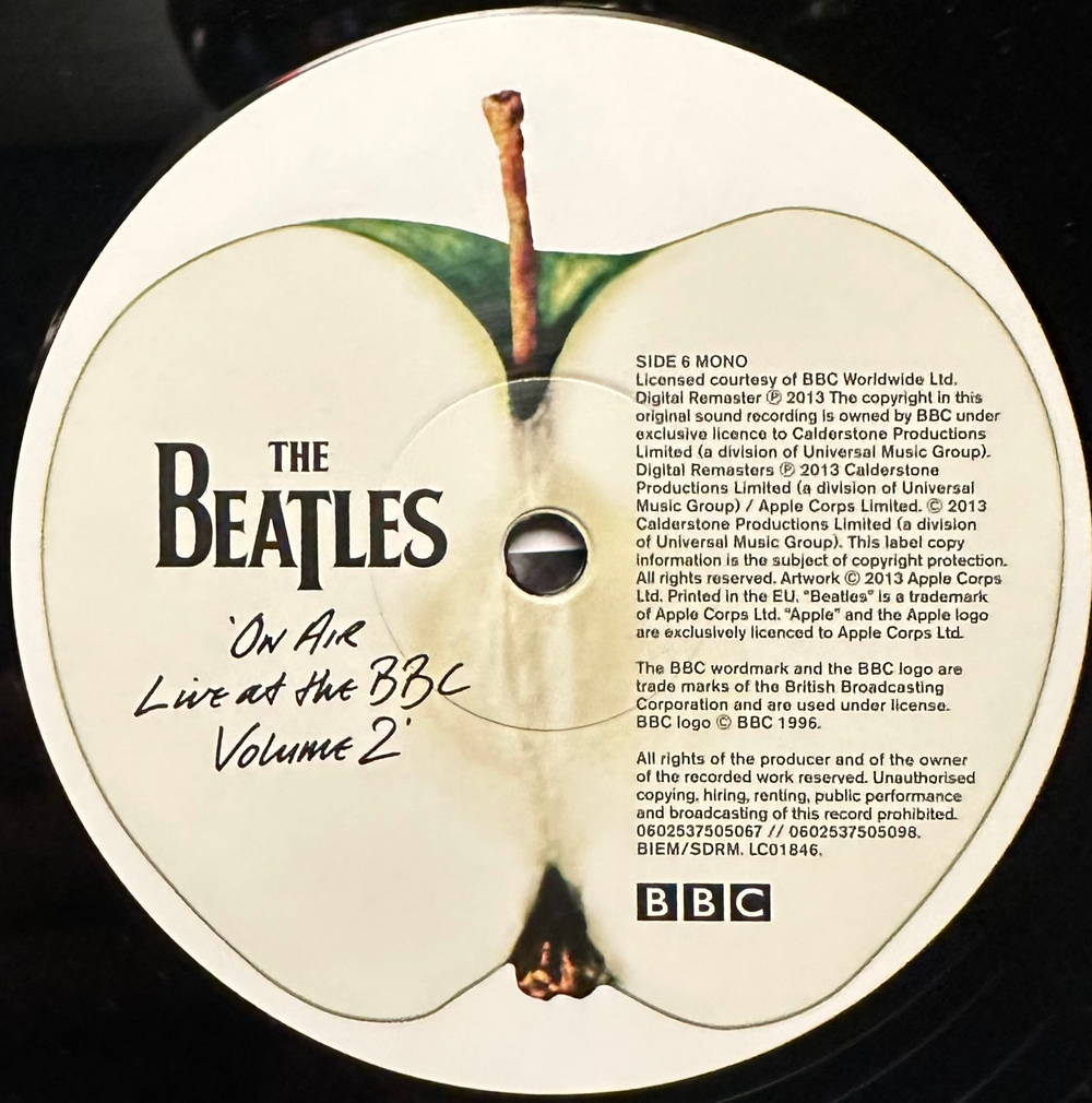The Beatles - On Air - Live At The BBC Volume 2 (Европа 2013г.) 3LP