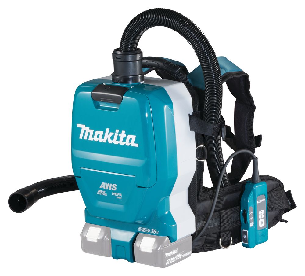 Уцененный аккумуляторный ранцевый пылесос Makita DVC265ZXU Уцененный аккумуляторный ранцевый пылесос Makita DVC265ZXU